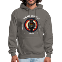 Load image into Gallery viewer, Military Veteran Biker Military Motorcycle Rider Gift Hoodie - asphalt gray