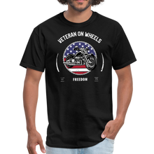 Load image into Gallery viewer, Military Veteran Biker Military Motorcycle Rider Gift Unisex Classic T-Shirt - black