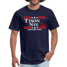 Load image into Gallery viewer, Tyson, Nye 2024 Unisex Classic T-Shirt - navy