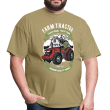 Load image into Gallery viewer, Farm Tractor Fresh Farming Unisex Classic T-Shirt - khaki