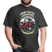Load image into Gallery viewer, Farm Tractor Fresh Farming Unisex Classic T-Shirt - heather black