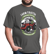 Load image into Gallery viewer, Farm Tractor Fresh Farming Unisex Classic T-Shirt - charcoal