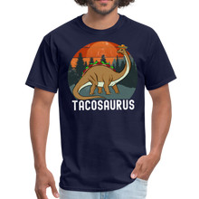Load image into Gallery viewer, Tacosaurus Cinco de Mayo Funny Taco Dinosaur Unisex Classic T-Shirt - navy