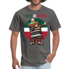 Load image into Gallery viewer, Dabbing Mexican Poncho Cinco De Mayo Funny Cinco De Drinko Unisex Classic T-Shirt - charcoal