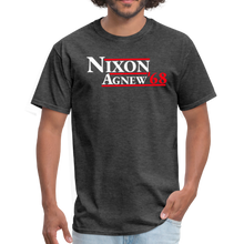 Load image into Gallery viewer, Richard Nixon 1968 Retro Vintage Presidential Campaign Unisex Classic T-Shirt - heather black
