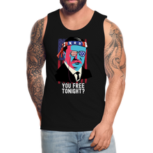 Load image into Gallery viewer, You Free Tonight Patriotic Theodore Roosevelt Men’s Premium Tank - black