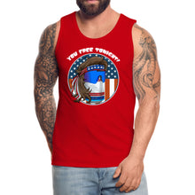 Load image into Gallery viewer, You Free Tonight ? 4th of July Beer Can Men’s Premium Tank