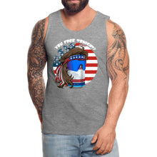Load image into Gallery viewer, You Free Tonight ? 4th of July Beer Can Men’s Premium Tank