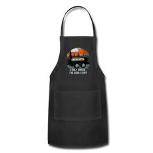 Load image into Gallery viewer, Barbecue Apron I Only Smoke The Good Stuff, BBQ Apron - black