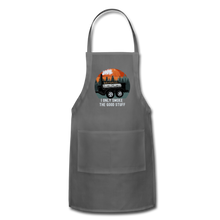 Load image into Gallery viewer, Barbecue Apron I Only Smoke The Good Stuff, BBQ Apron - charcoal