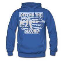 Load image into Gallery viewer, Patriotic Defend The Second Pro 2nd Amendment Hoodie - royal blue