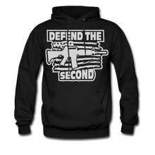 Load image into Gallery viewer, Patriotic Defend The Second Pro 2nd Amendment Hoodie - black