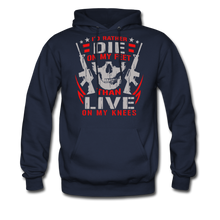 Load image into Gallery viewer, Pro 2nd Amendment Conservative Hoodie - navy