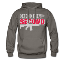 Load image into Gallery viewer, Patriotic Defend The Second 2nd Amendment Hoodie - asphalt gray