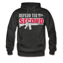 Load image into Gallery viewer, Patriotic Defend The Second 2nd Amendment Hoodie - charcoal gray