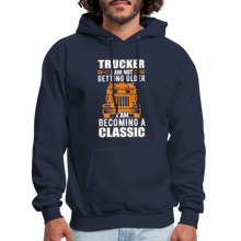 Load image into Gallery viewer, Trucker Birth Day Gift Becoming A Classic Hoodie - navy