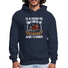 Load image into Gallery viewer, Sarcastic Flatbed Trucker Hoodie - navy