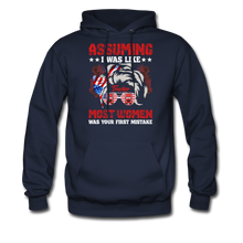 Load image into Gallery viewer, Sarcastic Woman Truck Driver Hoodie - navy