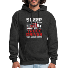 Load image into Gallery viewer, Offensive Sarcastic Trucker Saying Hoodie - charcoal grey