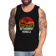 Load image into Gallery viewer, Retirement Vehicle Funny Zero Turn Lawn Mower Men’s Premium Tank - black