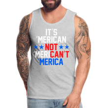 Load image into Gallery viewer, Funny 4th of July Men’s Premium Tank - heather gray