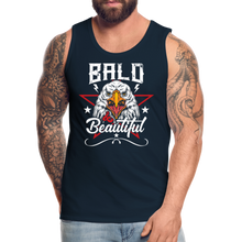 Load image into Gallery viewer, 4th Of July Bald And Beautiful Eagle Men’s Premium Tank - deep navy