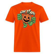 Load image into Gallery viewer, Retro Style OH YEAH Jock-o-lantern Unisex T-Shirt