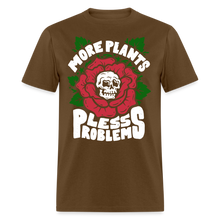 Load image into Gallery viewer, More Plants Less Problems House Plant Unisex T-Shirt - brown