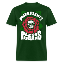 Load image into Gallery viewer, More Plants Less Problems House Plant Unisex T-Shirt - forest green