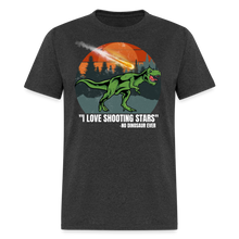 Load image into Gallery viewer, T-Rex Shooting Star Tyrannosaurus Rex Dinosaur Unisex Classic T-Shirt - heather black