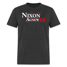 Load image into Gallery viewer, Richard Nixon 1968 Retro Vintage Presidential Campaign Unisex Classic T-Shirt - heather black