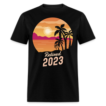 Load image into Gallery viewer, Retired 2023 Beach Retirement Unisex Classic T-Shirt - black