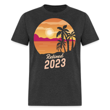 Load image into Gallery viewer, Retired 2023 Beach Retirement Unisex Classic T-Shirt - heather black