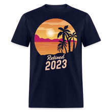 Load image into Gallery viewer, Retired 2023 Beach Retirement Unisex Classic T-Shirt - navy
