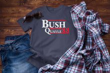 Load image into Gallery viewer, George H. Bush, Dan Quayle 1988 Retro Presidential Campaign Unisex Classic T-Shirt