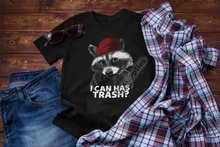 Load image into Gallery viewer, Cute Raccoon, I Can Has Trash? Funny Meme Unisex Classic T-Shirt