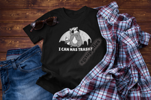 Load image into Gallery viewer, Cute Raccoon, I Can Has Trash? Funny Meme Unisex Classic T-Shirt
