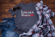 Load image into Gallery viewer, Abraham Lincoln Retro 1860 Republican Presidential Campaign Unisex Classic T-Shirt