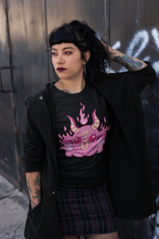 Load image into Gallery viewer, Pastel Goth Nu Goth Baby Baphomet Kawaii Pink Unisex T-Shirt