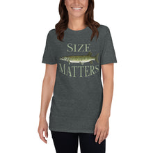 Load image into Gallery viewer, Funny Size Matters Fishing Shirt