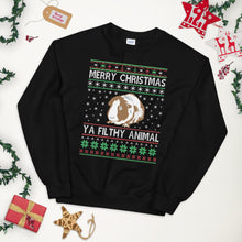 Load image into Gallery viewer, Merry Christmas Ya Filthy Animal guinea pig