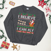 Load image into Gallery viewer, I Believe I Can Fly Santa Ugly Christmas