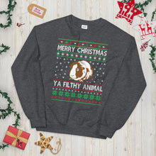 Load image into Gallery viewer, Merry Christmas Ya Filthy Animal guinea pig