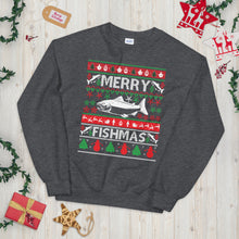 Load image into Gallery viewer, Merry Fishmas Fishing Ugly Christmas