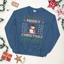 Load image into Gallery viewer, Merry Christmas Snowman Ugly Sweater