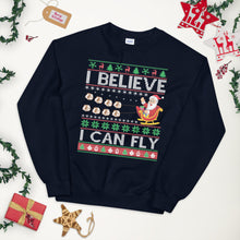 Load image into Gallery viewer, I Believe I Can Fly Santa Ugly Christmas