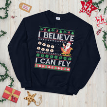 Load image into Gallery viewer, I Believe I Can Fly Santa Ugly Christmas