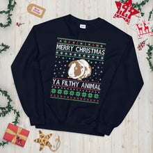 Load image into Gallery viewer, Merry Christmas Ya Filthy Animal guinea pig