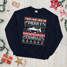 Load image into Gallery viewer, Merry Fishmas Fishing Ugly Christmas