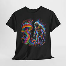 Load image into Gallery viewer, Psychedelic Early Mankind and Cosmic Mushroom Unisex Heavy Cotton Tee
